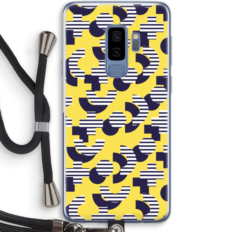 8-bit N°3: Samsung Galaxy S9 Plus Transparant Hoesje met koord