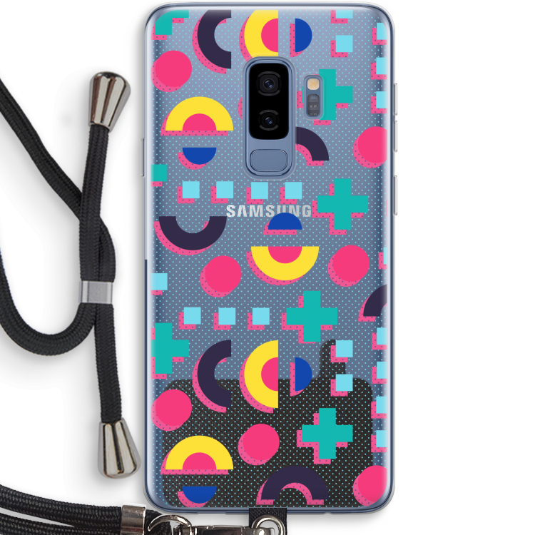 8-bit N°2: Samsung Galaxy S9 Plus Transparant Hoesje met koord