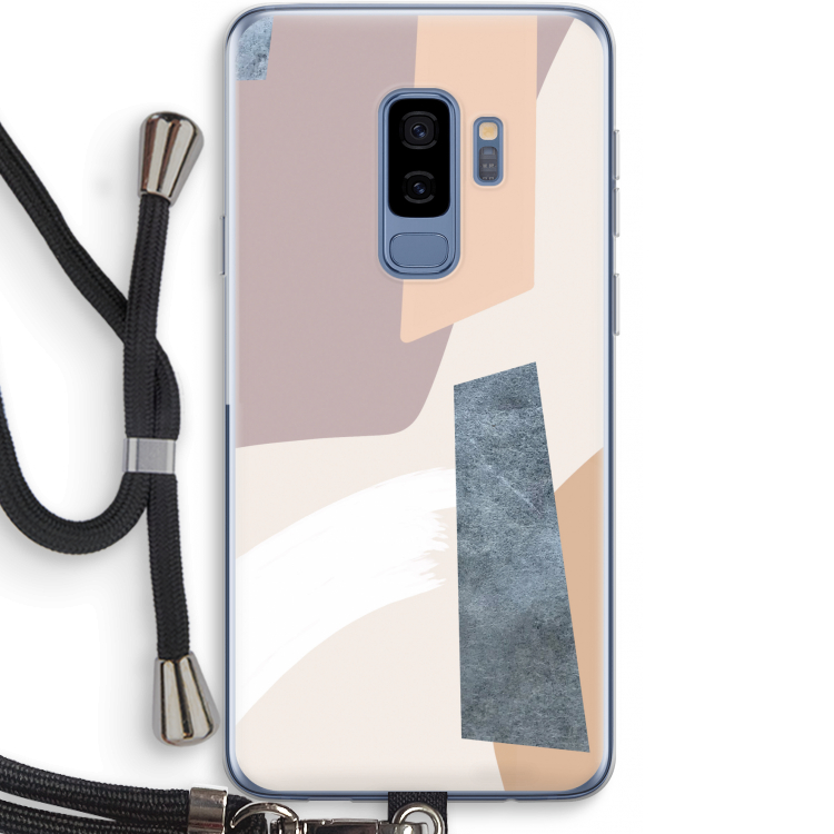 Luca: Samsung Galaxy S9 Plus Transparant Hoesje met koord