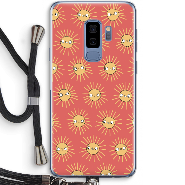 Zon: Samsung Galaxy S9 Plus Transparant Hoesje met koord