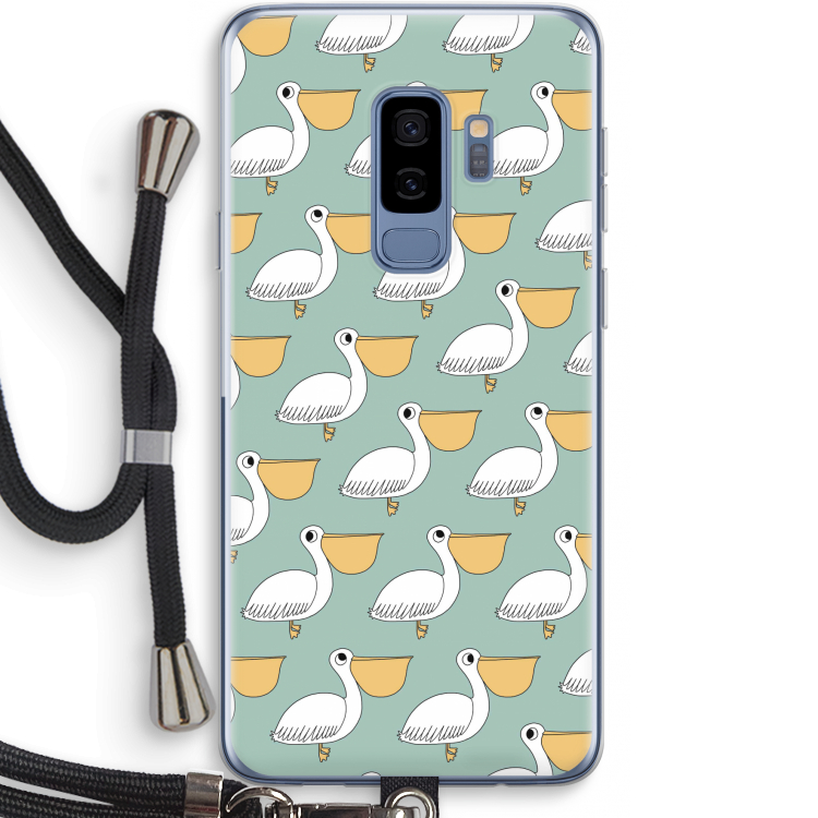 Pelican: Samsung Galaxy S9 Plus Transparant Hoesje met koord
