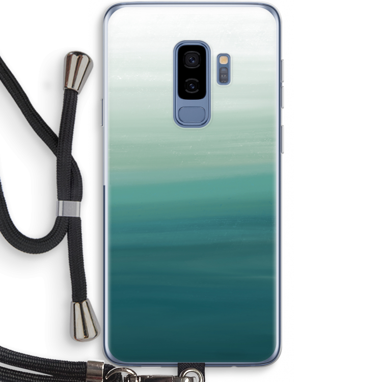Ocean: Samsung Galaxy S9 Plus Transparant Hoesje met koord