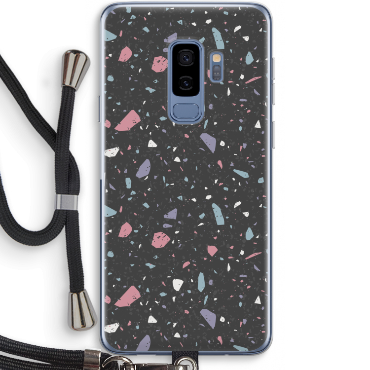 Terrazzo N°16: Samsung Galaxy S9 Plus Transparant Hoesje met koord