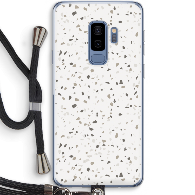 Terrazzo N°14: Samsung Galaxy S9 Plus Transparant Hoesje met koord