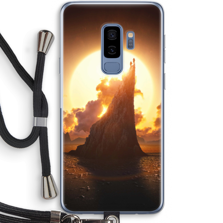 Children of the Sun: Samsung Galaxy S9 Plus Transparant Hoesje met koord