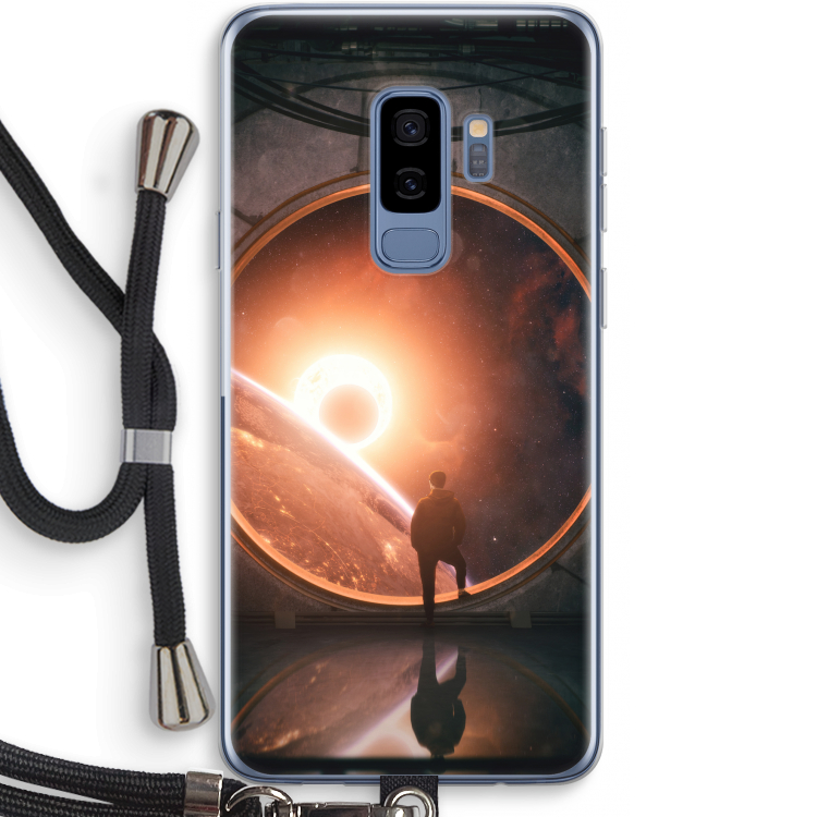 Ephemeral: Samsung Galaxy S9 Plus Transparant Hoesje met koord