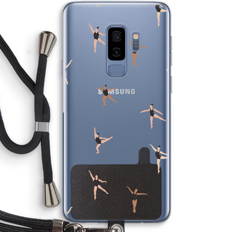 Dancing #1: Samsung Galaxy S9 Plus Transparant Hoesje met koord