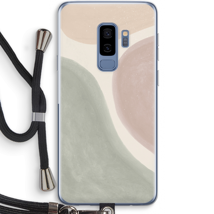 Geo #6: Samsung Galaxy S9 Plus Transparant Hoesje met koord