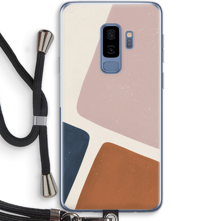 Geo #2: Samsung Galaxy S9 Plus Transparant Hoesje met koord