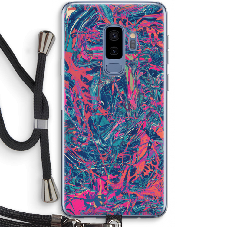 Sleeping Dreams: Samsung Galaxy S9 Plus Transparant Hoesje met koord