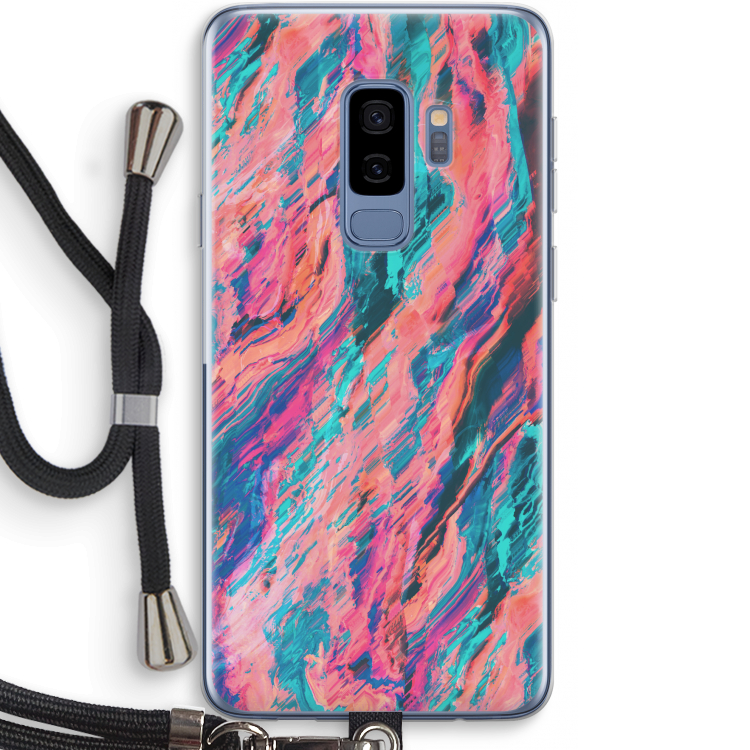 Electric Times: Samsung Galaxy S9 Plus Transparant Hoesje met koord