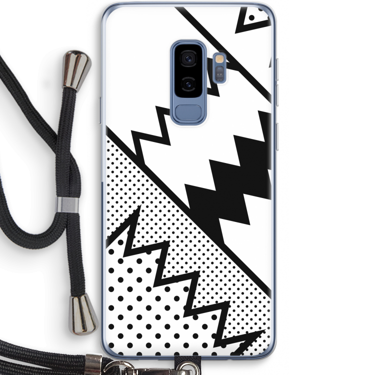 Pop Art #5: Samsung Galaxy S9 Plus Transparant Hoesje met koord