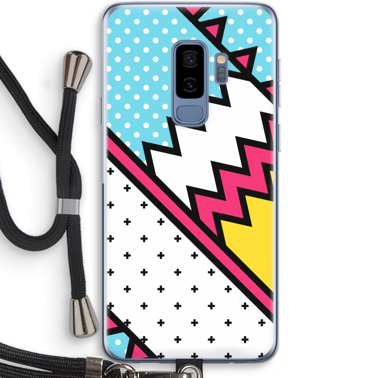 Pop Art #2: Samsung Galaxy S9 Plus Transparant Hoesje met koord