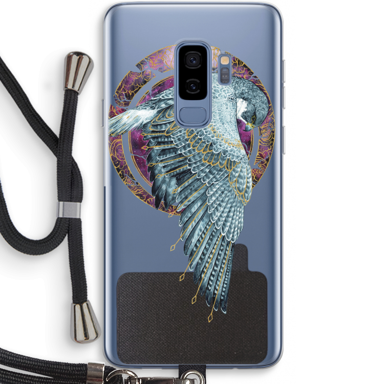 Golden Falcon: Samsung Galaxy S9 Plus Transparant Hoesje met koord