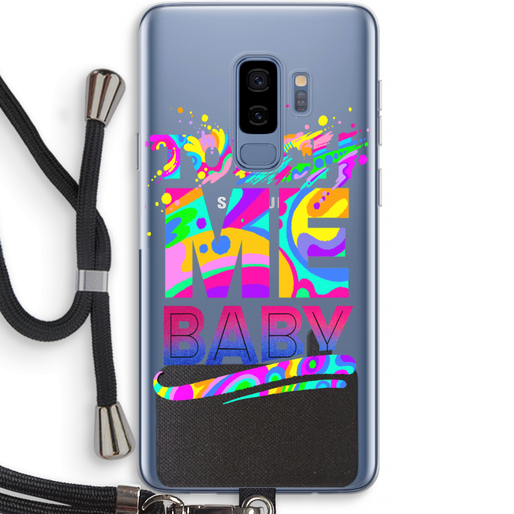 Touch Me: Samsung Galaxy S9 Plus Transparant Hoesje met koord