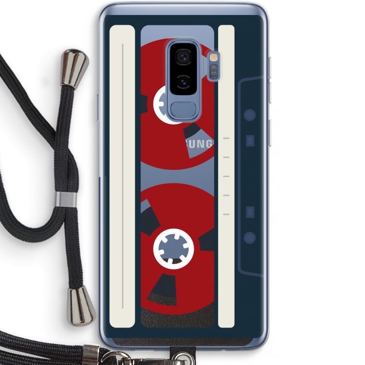 Here's your tape: Samsung Galaxy S9 Plus Transparant Hoesje met koord