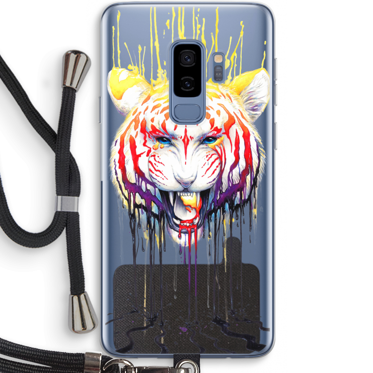 Fading: Samsung Galaxy S9 Plus Transparant Hoesje met koord