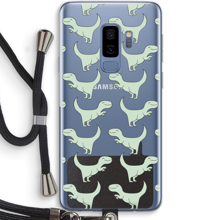 Dinos: Samsung Galaxy S9 Plus Transparant Hoesje met koord