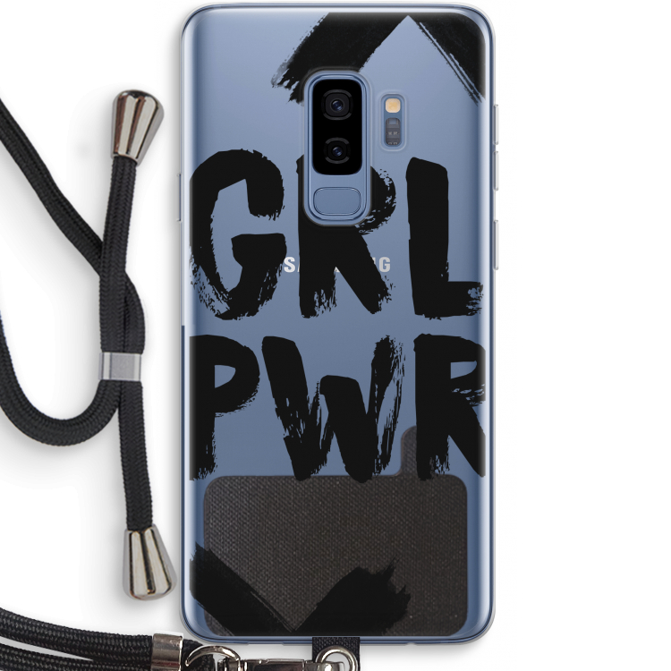 Girl Power #2: Samsung Galaxy S9 Plus Transparant Hoesje met koord