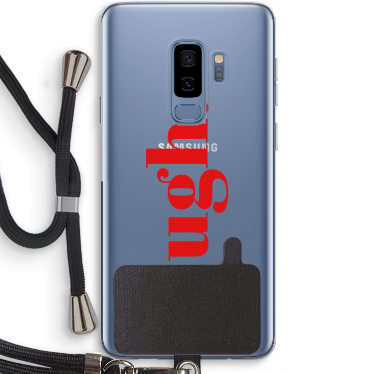 Ugh: Samsung Galaxy S9 Plus Transparant Hoesje met koord