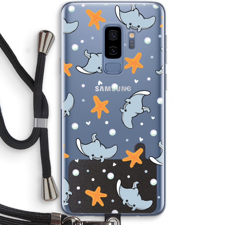Manta: Samsung Galaxy S9 Plus Transparant Hoesje met koord
