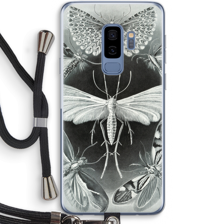 Haeckel Tineida: Samsung Galaxy S9 Plus Transparant Hoesje met koord