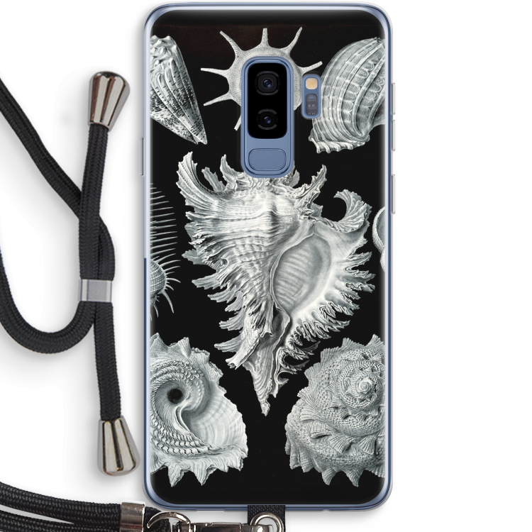 Haeckel Prosobranchia: Samsung Galaxy S9 Plus Transparant Hoesje met koord