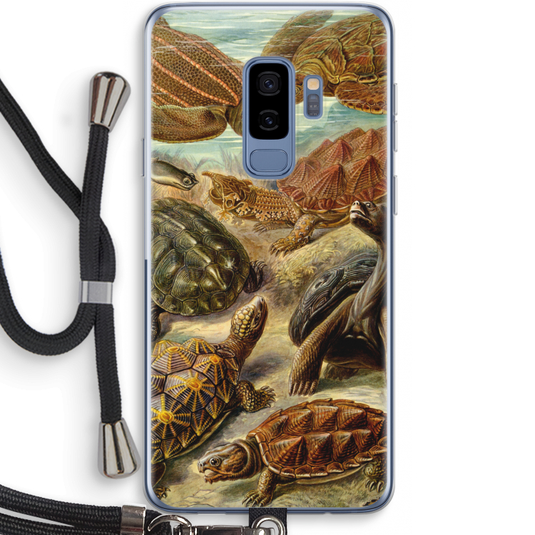 Haeckel Chelonia: Samsung Galaxy S9 Plus Transparant Hoesje met koord