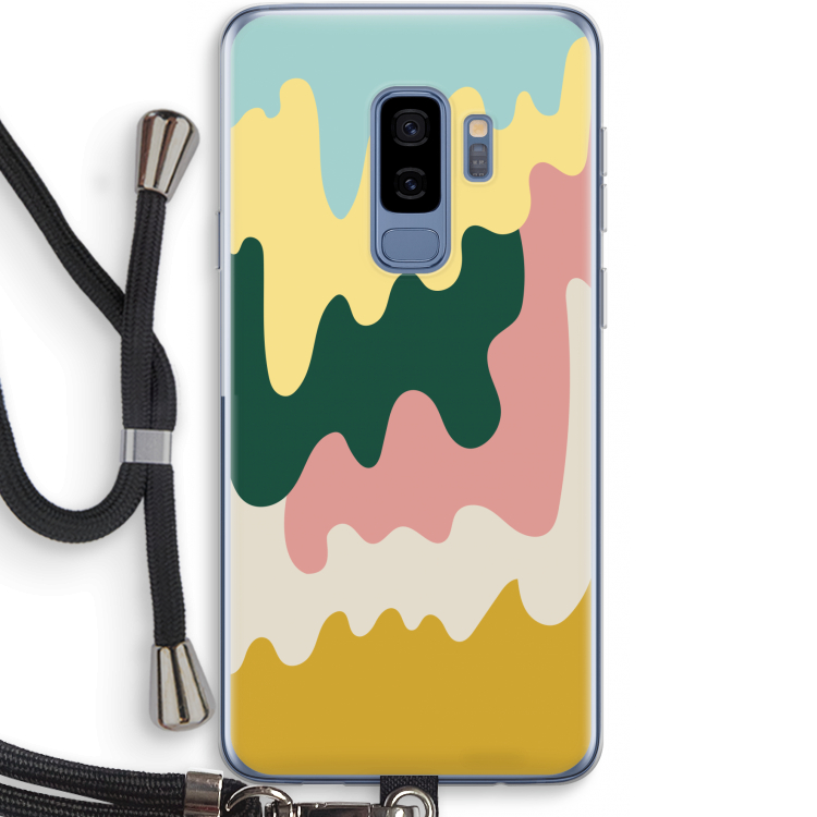 Baar B: Samsung Galaxy S9 Plus Transparant Hoesje met koord