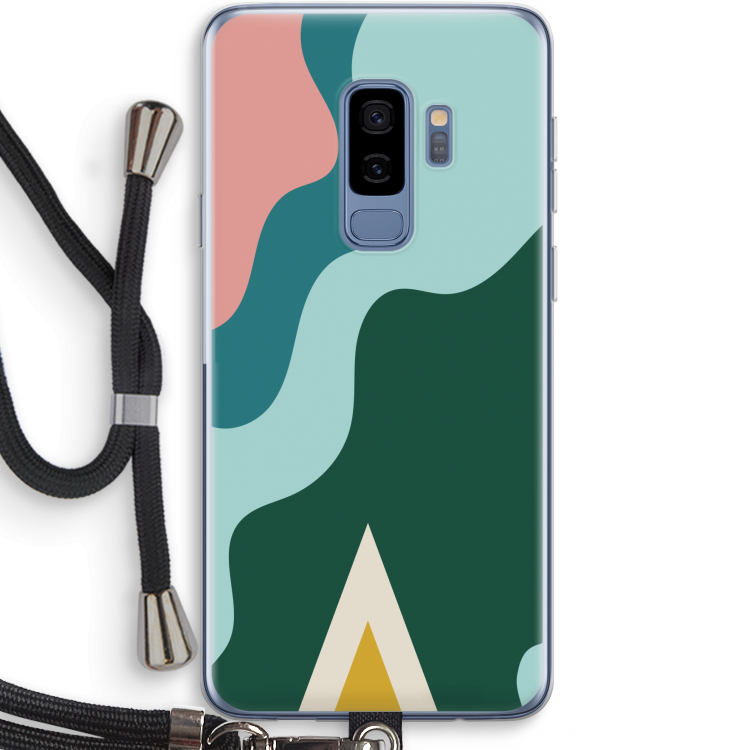 Noor B: Samsung Galaxy S9 Plus Transparant Hoesje met koord