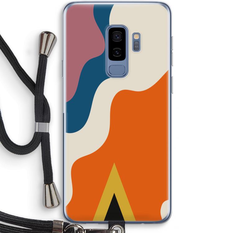 Noor A: Samsung Galaxy S9 Plus Transparant Hoesje met koord