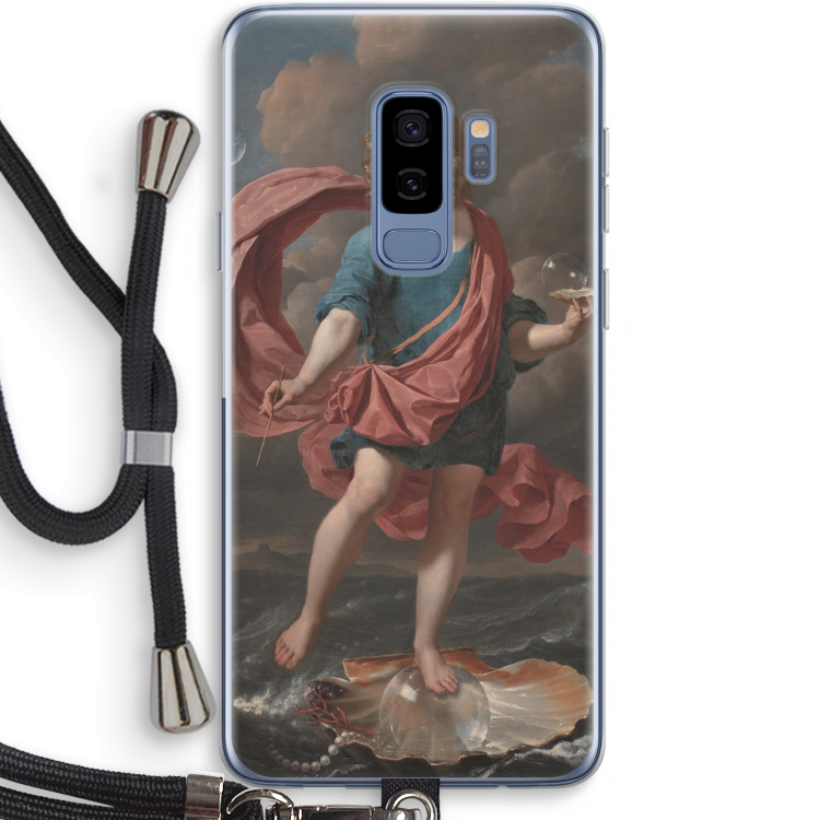 Soap Bubbles: Samsung Galaxy S9 Plus Transparant Hoesje met koord