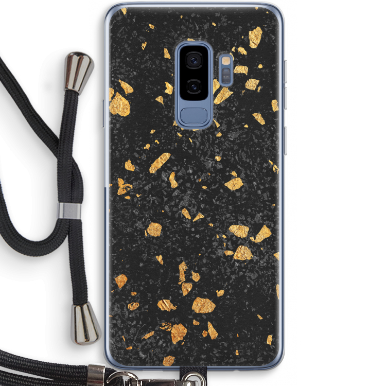 Terrazzo N°7: Samsung Galaxy S9 Plus Transparant Hoesje met koord