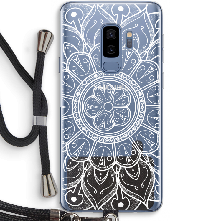 Roses Are Red: Samsung Galaxy S9 Plus Transparant Hoesje met koord