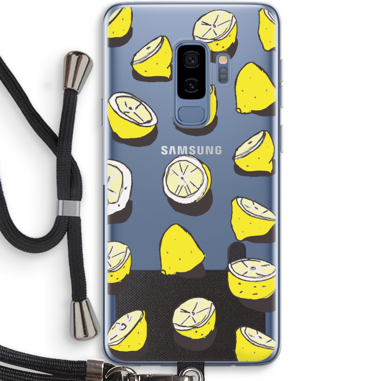 When Life Gives You Lemons...: Samsung Galaxy S9 Plus Transparant Hoesje met koord
