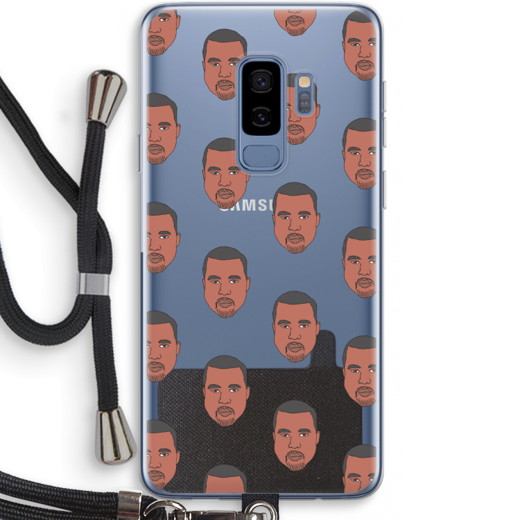 Kanye Call Me?: Samsung Galaxy S9 Plus Transparant Hoesje met koord