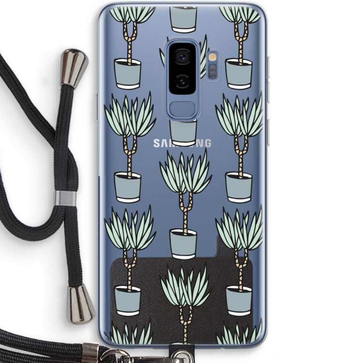 Boompje: Samsung Galaxy S9 Plus Transparant Hoesje met koord