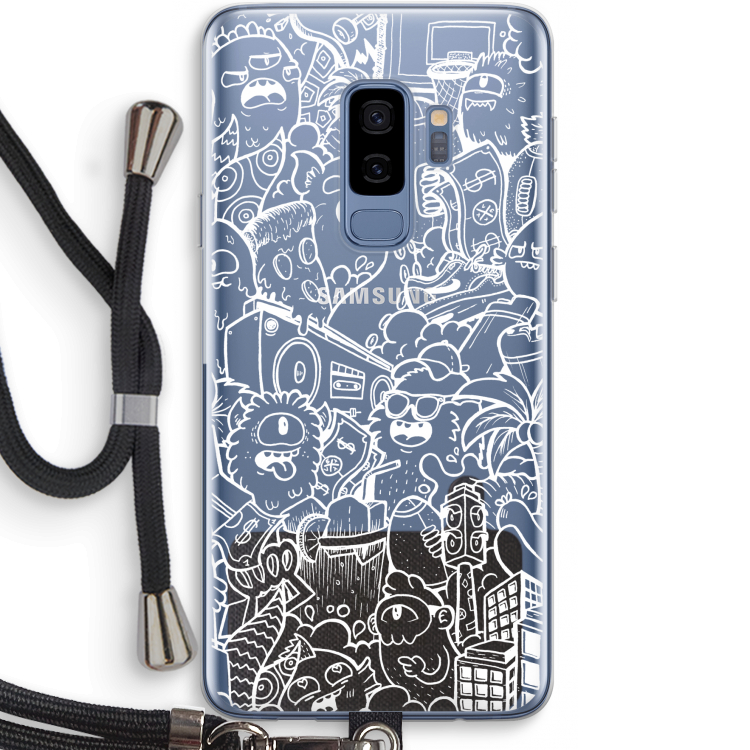 Vexx City #2: Samsung Galaxy S9 Plus Transparant Hoesje met koord