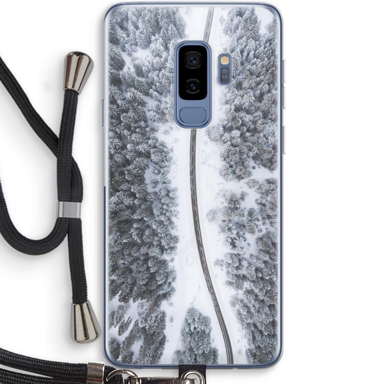Snøfall: Samsung Galaxy S9 Plus Transparant Hoesje met koord