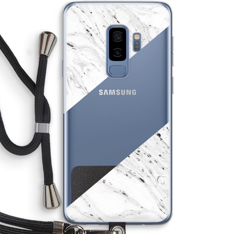 Biggest stripe: Samsung Galaxy S9 Plus Transparant Hoesje met koord