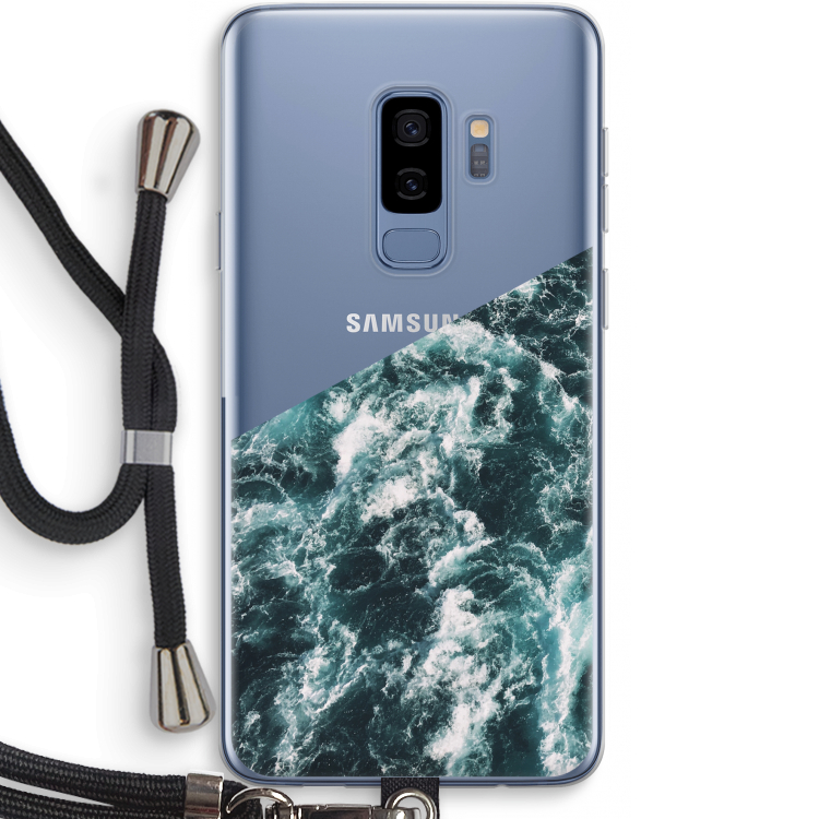Zee golf: Samsung Galaxy S9 Plus Transparant Hoesje met koord