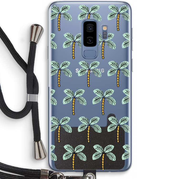 Paradise: Samsung Galaxy S9 Plus Transparant Hoesje met koord