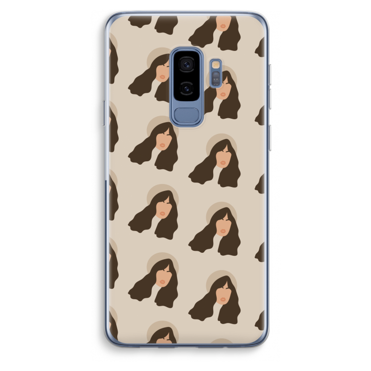 Bonjour mon amour: Samsung Galaxy S9 Plus Transparant Hoesje