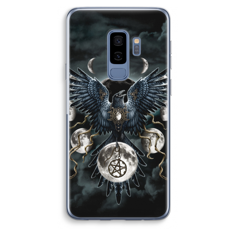 Sinister Wings: Samsung Galaxy S9 Plus Transparant Hoesje