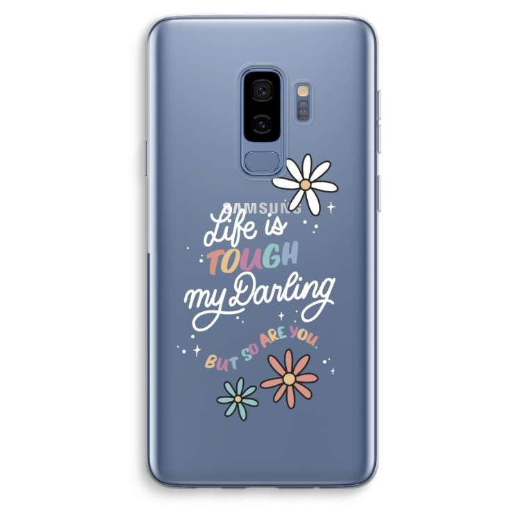 Tough Life: Samsung Galaxy S9 Plus Transparant Hoesje