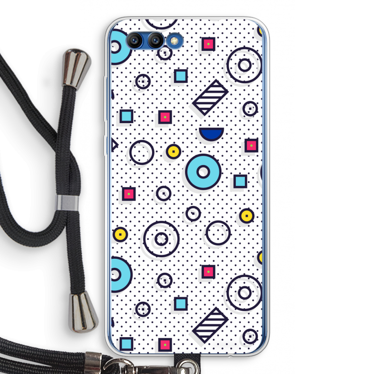 8-bit N°9: Honor 10 Transparant Hoesje met koord