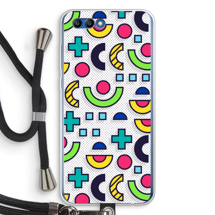 8-bit N°6: Honor 10 Transparant Hoesje met koord