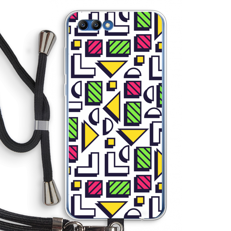 8-bit N°4: Honor 10 Transparant Hoesje met koord