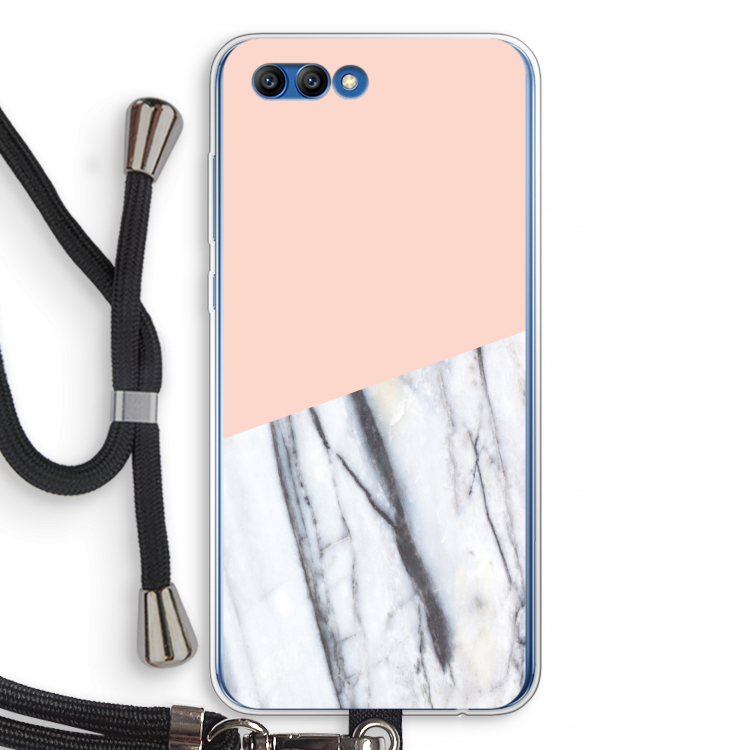 A touch of peach: Honor 10 Transparant Hoesje met koord