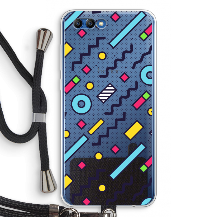 8-bit N°8: Honor 10 Transparant Hoesje met koord